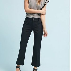 The Essential Crop Flare Trouser - Navy